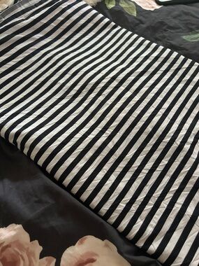💙Marimekko Ajo king striped flat sheet